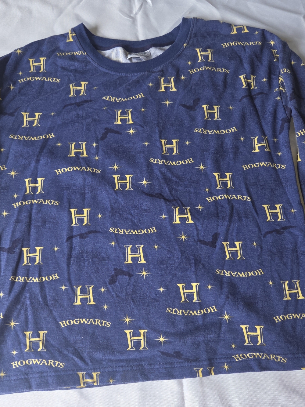 Hogwarts Navy Blue Women's Pajama Top